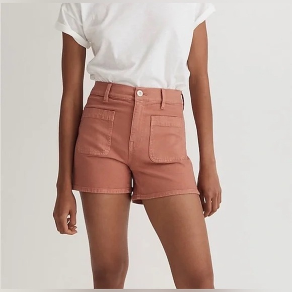 Madewell Pants - Madewell Emmett 2.0 Rose Shorts Size 30